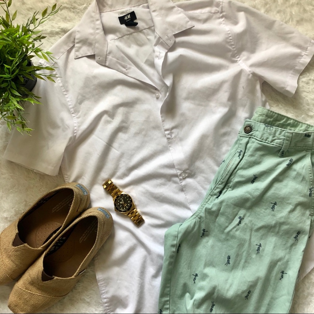 H&M Slim Fit White Button Down